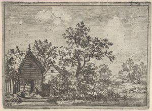 The Two Barrels Before a Hut