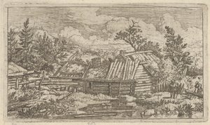 The Two Beams Floating in the Water, 17th century by Allart van Everdingen