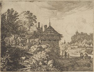 The Two Boats Approach a Hut, 17th Century