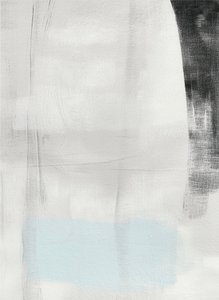 Blue Block Abstract by Alma