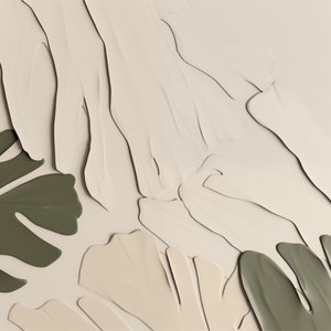 Muted Botanical Shapes by Alma