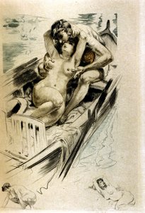 Gallant scene by Almery Lobel Riche
