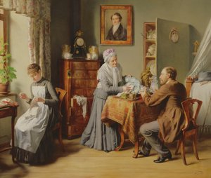 Polishing the China, 1889