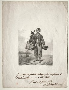 Organ-Grinder Boy by Alois Senefelder