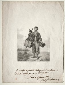 Organ-Grinder Boy by Alois Senefelder