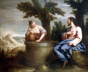 Jesus and the Samaritan, 17th Century by Alonso Cano