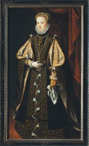 Portrait of Anna of Austria Queen consort of Spain and Portugal