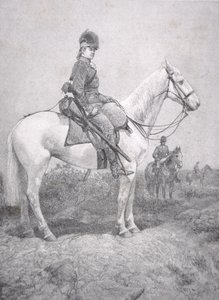 Henry Lee in 1780, Illustration from Harper