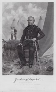 Zachary Taylor by Alonzo (after) Chappel
