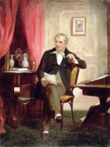 James Fenimore Cooper (1789-1851) (post conservation) by Alonzo Chappel