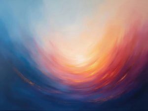 Abstract Sunset Glow