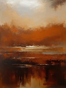 Abstract Sunset Reflections by Alpenglow Workshop