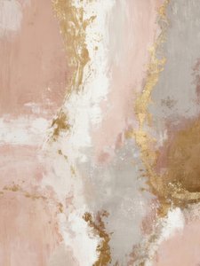 Blush Gold Abstraction
