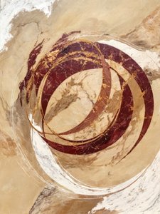 Earthy Gold Swirl