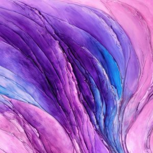 Ethereal Purple Flow by Alpenglow Workshop