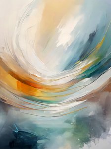 Fluid Coastal Abstract