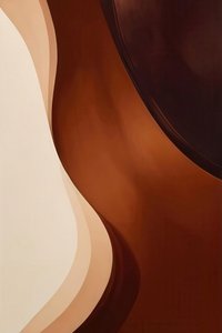 Fluid Organic Brown Curves by Alpenglow Workshop