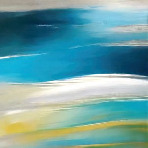 Modern Blue Seascape