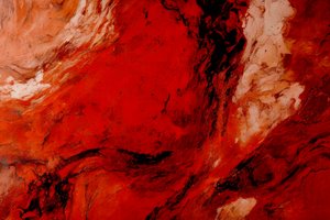 Molten Red Swirls