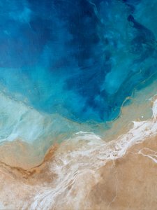 Ocean Shore Abstract