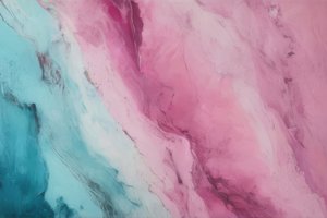 Pink Teal Marble Swirl