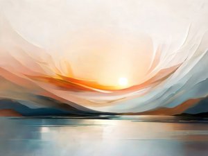 Serene Abstract Sunrise