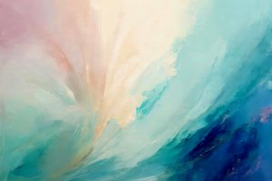 Serene Fluid Abstract