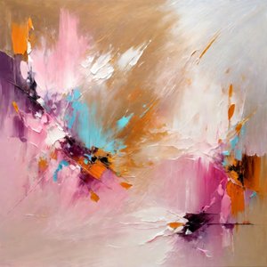 Vibrant Abstract Burst