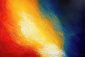 Vibrant Abstract Color Burst