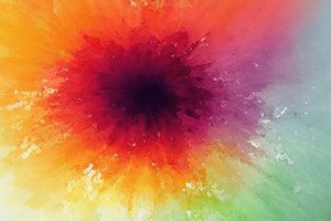 Vibrant Color Burst by Alpenglow Workshop