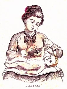 The Toilet of the Child - The Normal Life & Health by J. Rengade by Alphonse Demarle