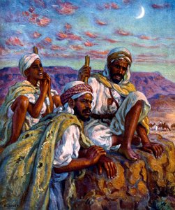 Group of Arab shepherds