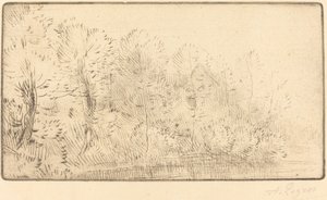 Along the River by Alphonse Legros