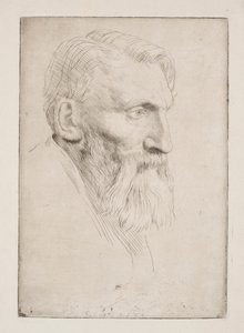 Auguste Rodin by Alphonse Legros