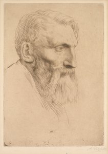 Auguste Rodin by Alphonse Legros