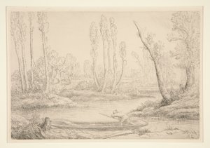 Banks of the Somme near d by Alphonse Legros