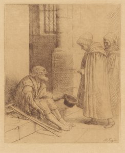 Charity by Alphonse Legros