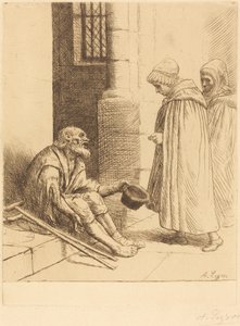 Charity by Alphonse Legros