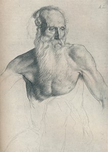 Study of an Old Man with a Long Beard by Alphonse Legros