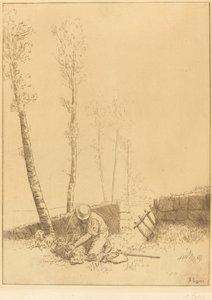 Finding the Sheep by Alphonse Legros
