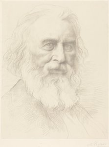H.W. Longfellow, 2nd plate by Alphonse Legros