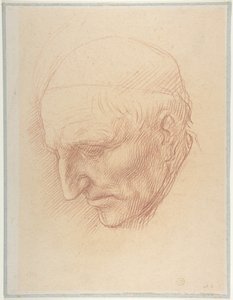 Head of a Beadle by Alphonse Legros