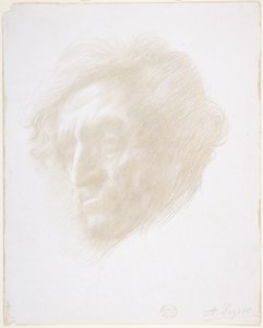 Head of a Man by Alphonse Legros