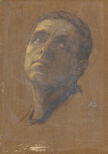 Head of a Man with Upturned Eyes
