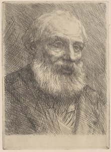 Head of an Old Man by Alphonse Legros