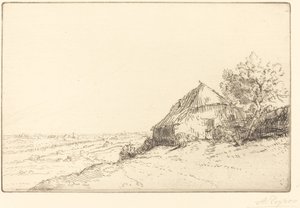 Hovel on a Hillside by Alphonse Legros