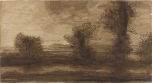 In the Marshes by Alphonse Legros