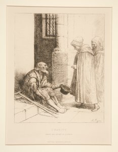 Charity by Alphonse Legros