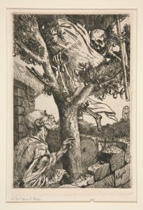 Death in the Pear Tree by Alphonse Legros