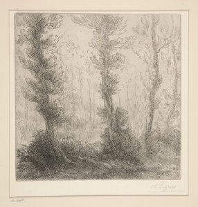 The Little Lake by Alphonse Legros
